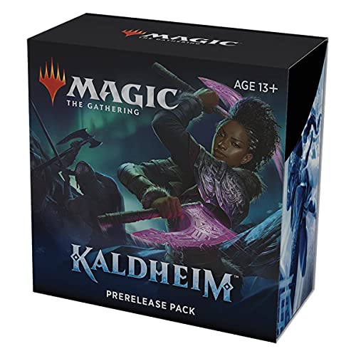 Kaldheim Pack d'Avant-première Magic avec boosters et dé Spindown exclusif