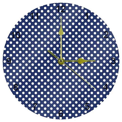 Horloge murale silencieuse sans tic-tac à chiffres arabes de 25 cm