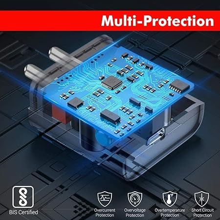 Image of 20W Original Super Fast Charger & Type C Cable Compatible with iPhone 16 Pro Max /16 Pro /16 Plus /16, iPhone 15 Pro Max /15 Pro /15 Plus /15, Samsung Type C Models, White