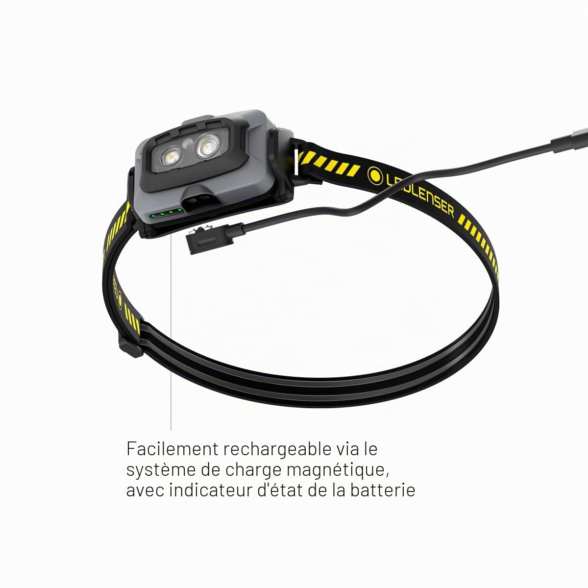 Ledlenser HF4R Work Lampe frontale rechargeable 500lm, Support casque, IP68 | 35h d'autonomie, portée 130m, lumière rouge, lampe de travail, pour les garages, les mécaniciens, les plombiers | 2023