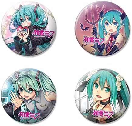 Ata-Boy Hatsune Miku 4 Button Set - Officially Licensed Collectible Buttons