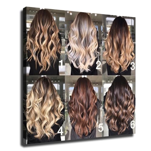 Women's Hairstyles Hair Salon Wall Art Poster 08x08in