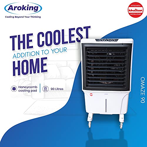 Image of Omaze 90ltr Air cooler Honeycomb Fitted with Khaitan Motor and Pump