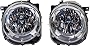 Evan Fischer Headlight Set Compatible with 2015-2017 Jeep Renegade Left Driver and Right Passenger Side Halogen With bulb(s) CAPA Certified