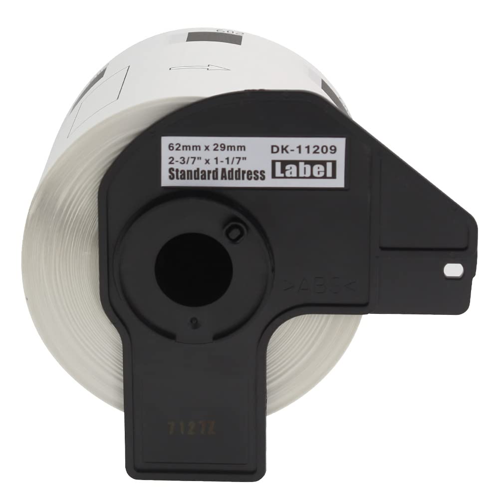 SKY DK-11209 Compatible Labels, Size: 62 x 29 mm 800 Labels White for QL series Label Printers