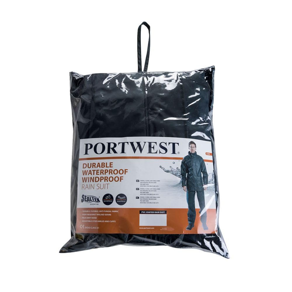 Portwest - Ensemble de Pluie (Veste et Pantalon) Sealtex Essential