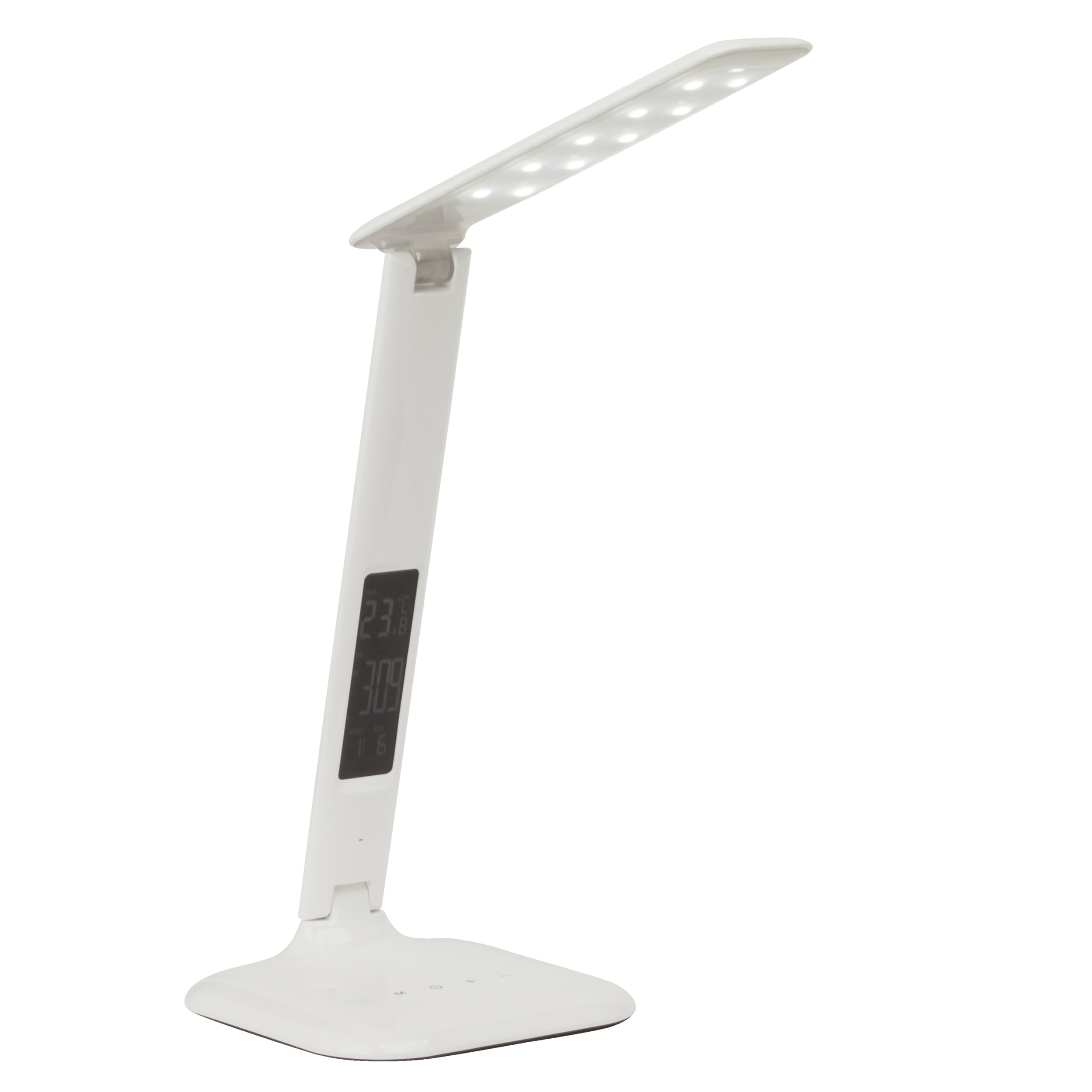 Lightbox lampe de bureau LED avec affichage de la date & fonction réveil &