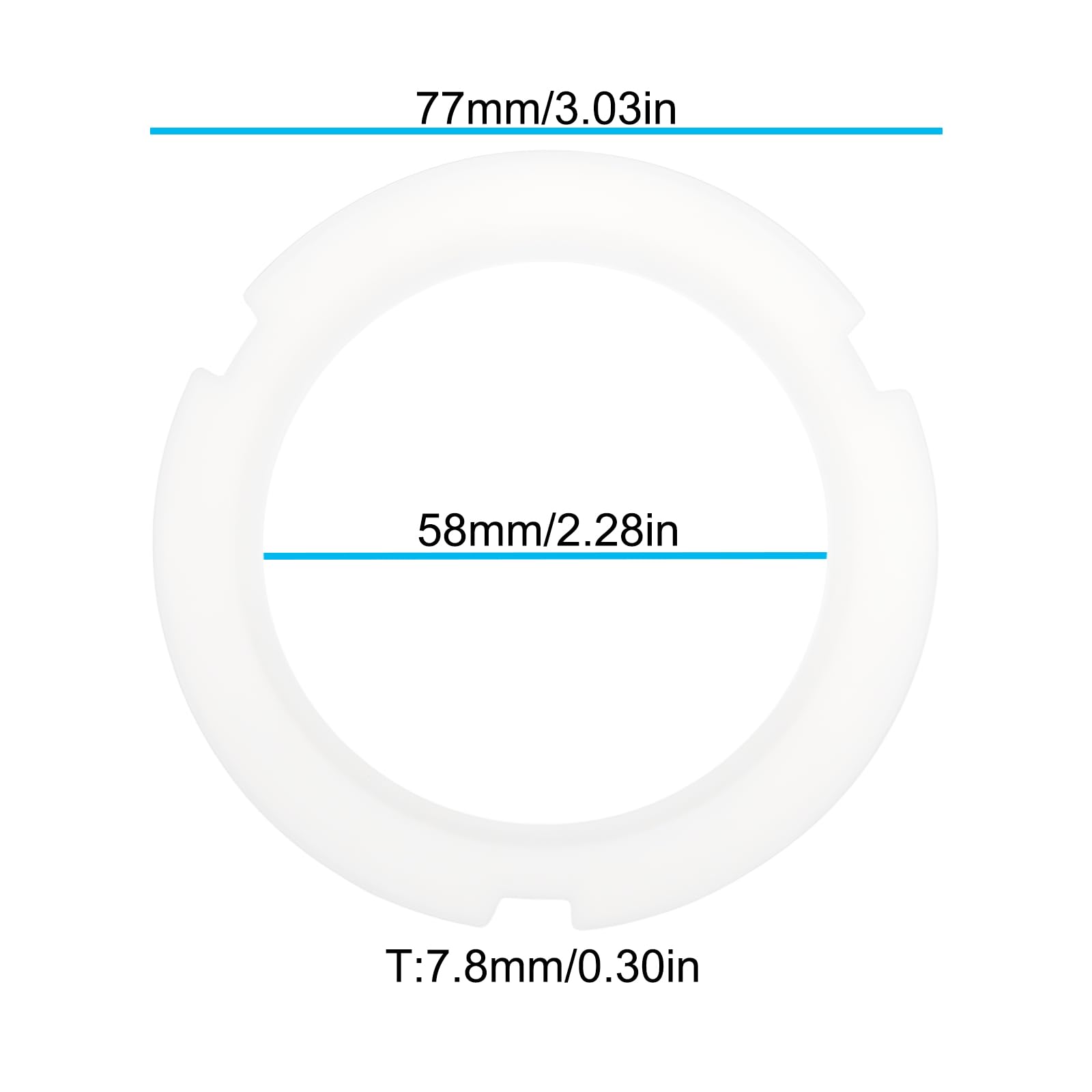 SG Store Guarnizione Per Macchina Da Caffè 77x58x7,8 Mm Compatibile Con Barista Mini VCF125 Compatibile Con CALPHALON Temp IQ