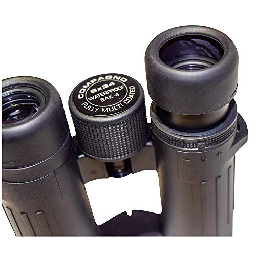 Braun Binocolo Compagno 8X34 Wp Nero - 3