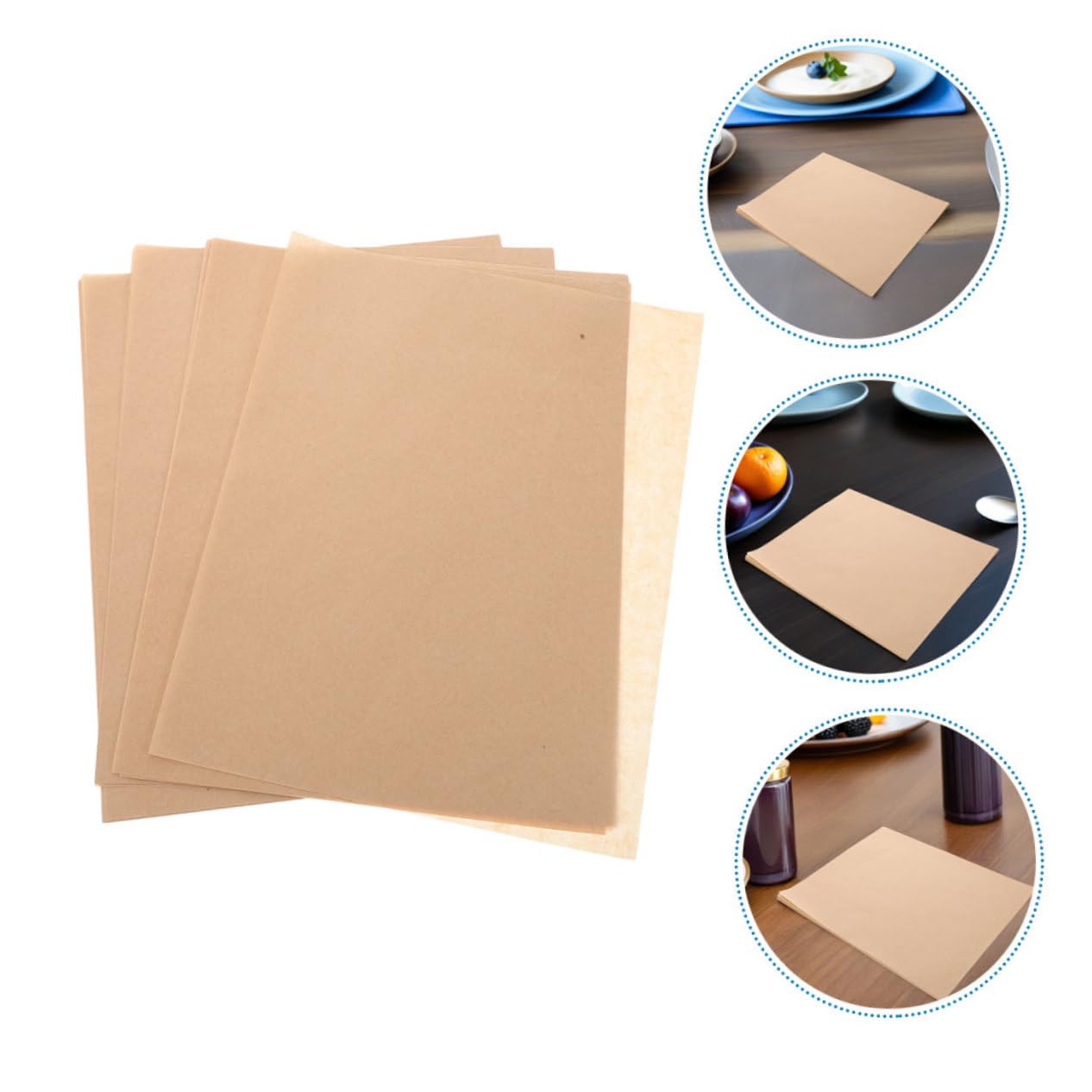 Feuilles de Papier Sulfurisé pour Boulangerie 500 Pièces, Papier
