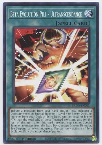 Beta Evolution Pill - Ultranscendance - DUNE-EN063 - Common - 1st Edition