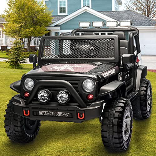Kinder-Elektroauto 2-Sitz-Spielzeugauto 4-Rad-Elektroauto Angetrieben durch 12-V-Batterie 2x45-W-Motor 3-Gang-Spielzeug-Elektroauto… – Bild 6