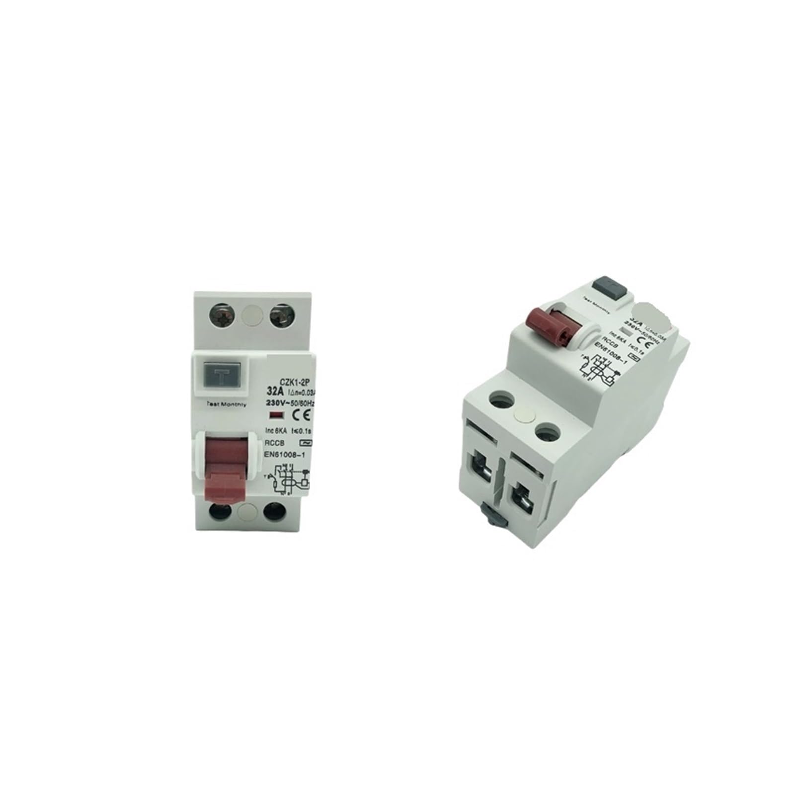EKL6-100B RCCB 4P 63a interrupteur differentiel 100ma disjoncteur rail din 220v