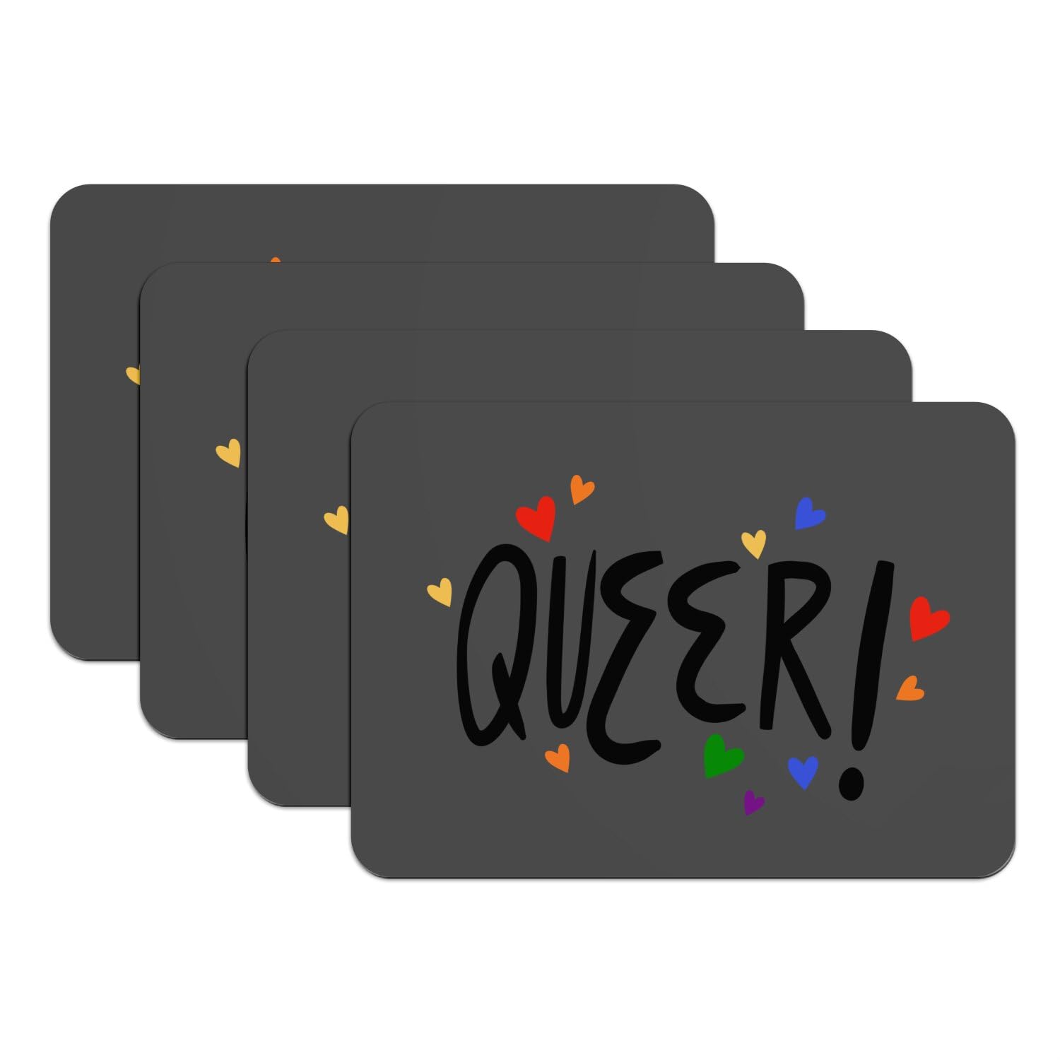 Sets de table LGBT arc-en-ciel, le cadeau de crémaillère idéal et engagé