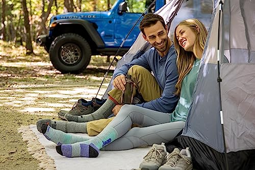 Jeep Men's Rugged Wool Blend Crew Socks-1 Pair Pack-Heavyweight Cushioned Comfort and Blister Prevention4