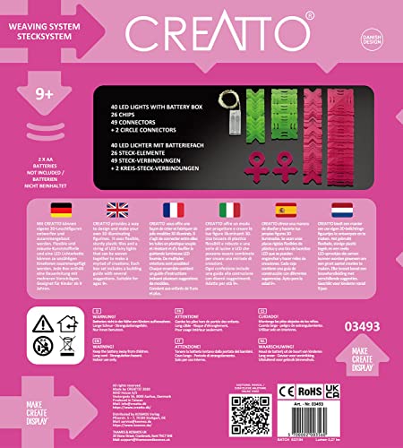 Creatto Herz jeu de construction LED modulaire et flexible pour veilleuse DIY - 2