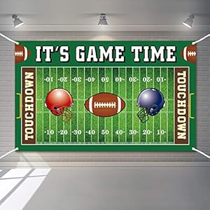 Football Field Backdrop Banner Deco...