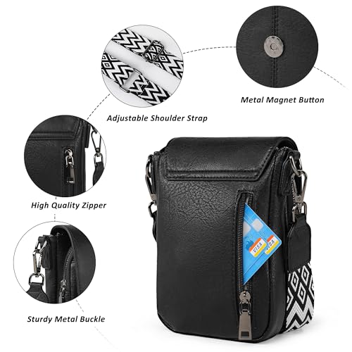 Image of TANTOMI Small Crossbody Bags for Women Trendy, Cell Phone Purses Wallet with 4 Card Slots, Small Purses with Adjustable Strap