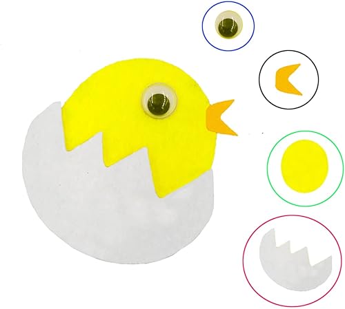 Miniatura 8 de ABOOFAN 48 piezas de decoración para cupcakes de pollito, adorables, decoración de Pascua de cumpleaños, decoración de ducha, comida, fiesta, postre