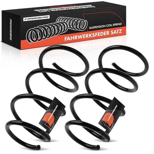 Frankberg 2x Muelles de Suspensión Eje delantero Compatible con Avensi.s T25 2003-2008 Avensi.s Station Wagon T25 2003-2008 Avensi.s Berlina T25 2003-2008 Replace# 4092559
