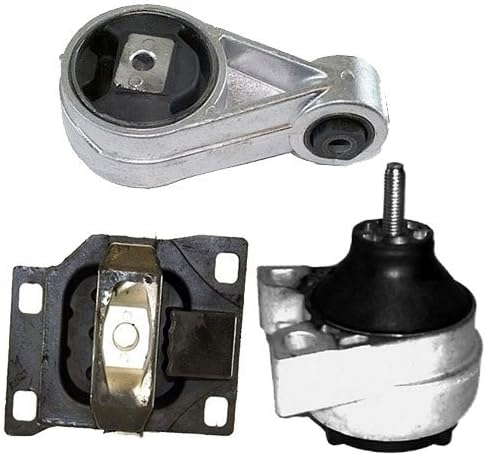K0171 Engine Motor & Transmission Mount Kit 3pcs Compatible with Fits 2000-2004 Ford Focus 2.0L SOHC Except SVT | A2938 A2939 A2986
