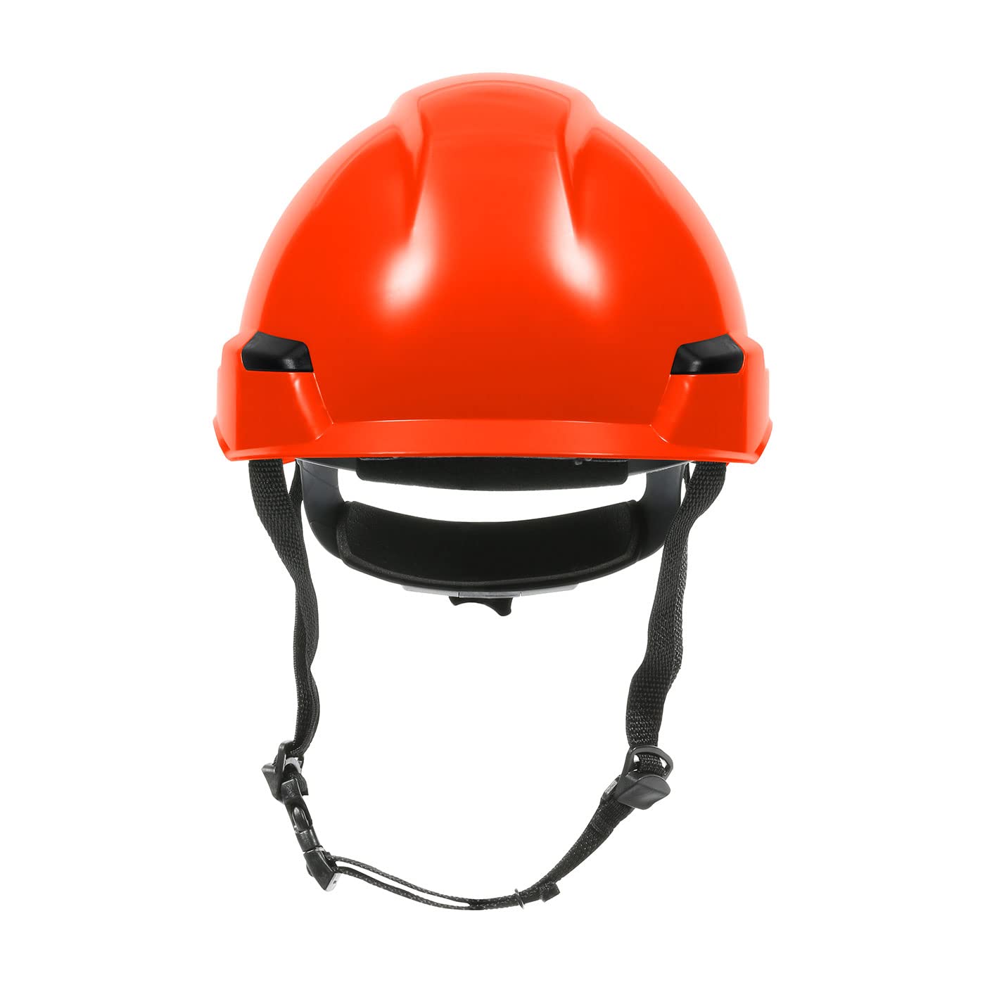 Dynamic Rocky Industrial Orange Climbing Helmet with Polycarbonate/ABS Shell, Nylon Suspension, Wheel Ratchet Adjustment, ANSI Type 1 and Electrical Class E, One Size Fits All, (280-HP141R-03)
