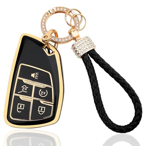 Coque de clé pour GMC OLLEN en TPU souple, idéale pour retrouver son trousseau