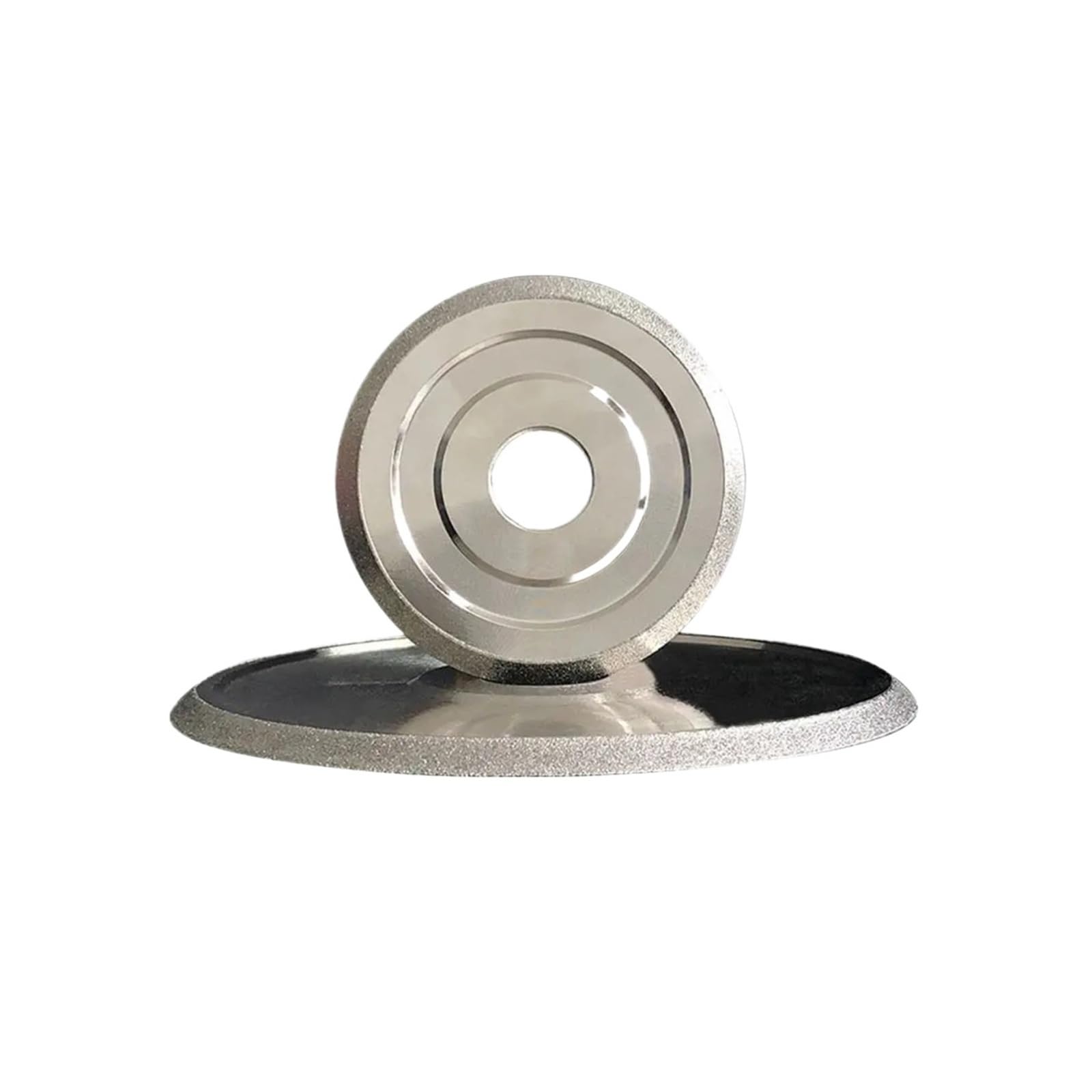 Mola diamantata a smusso singolo a forma piatta elettrolitica for carburo di tungsteno(125mmx32mmx60Degrees,100 Grit)