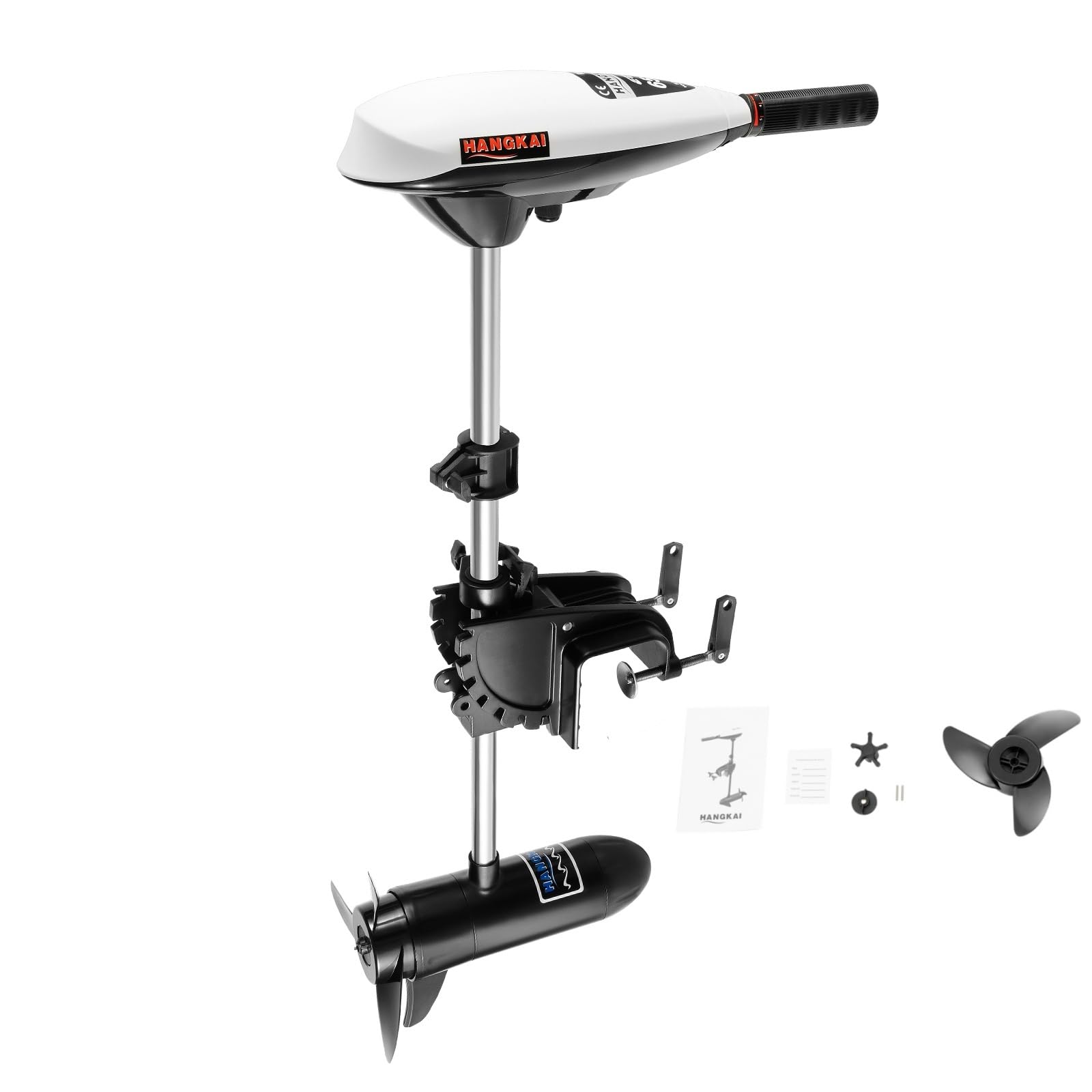 Motor fueraborda eléctrico de 12 V 660 W con retractable