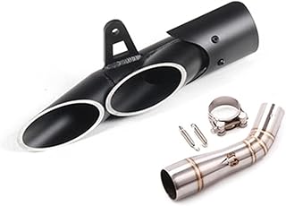 Motorcycle Exhaust Pipe Motorcycle 502C Full System Exhaust Mid Link Pipe Motorbike For Benelli Carbon Fiber Muffler For Benelli 502C Motorcycle Exhaust ( Color : 3 )