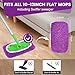 Reusable Microfiber Mop Pads (6 Pack Purple)