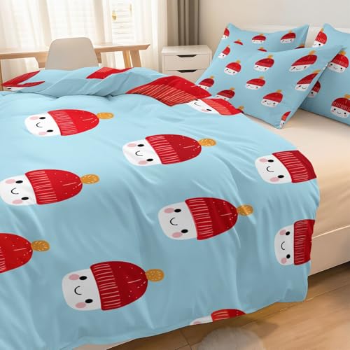 Housse de couette 240x260 cm avec zip pour changer de lit facilement