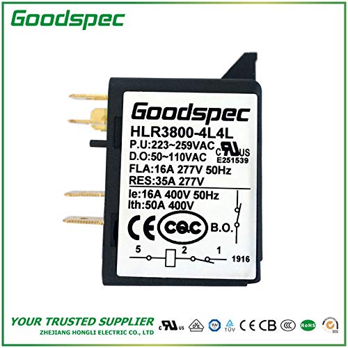 HLR3800-4L4L Potential Type Motor Starting Relay