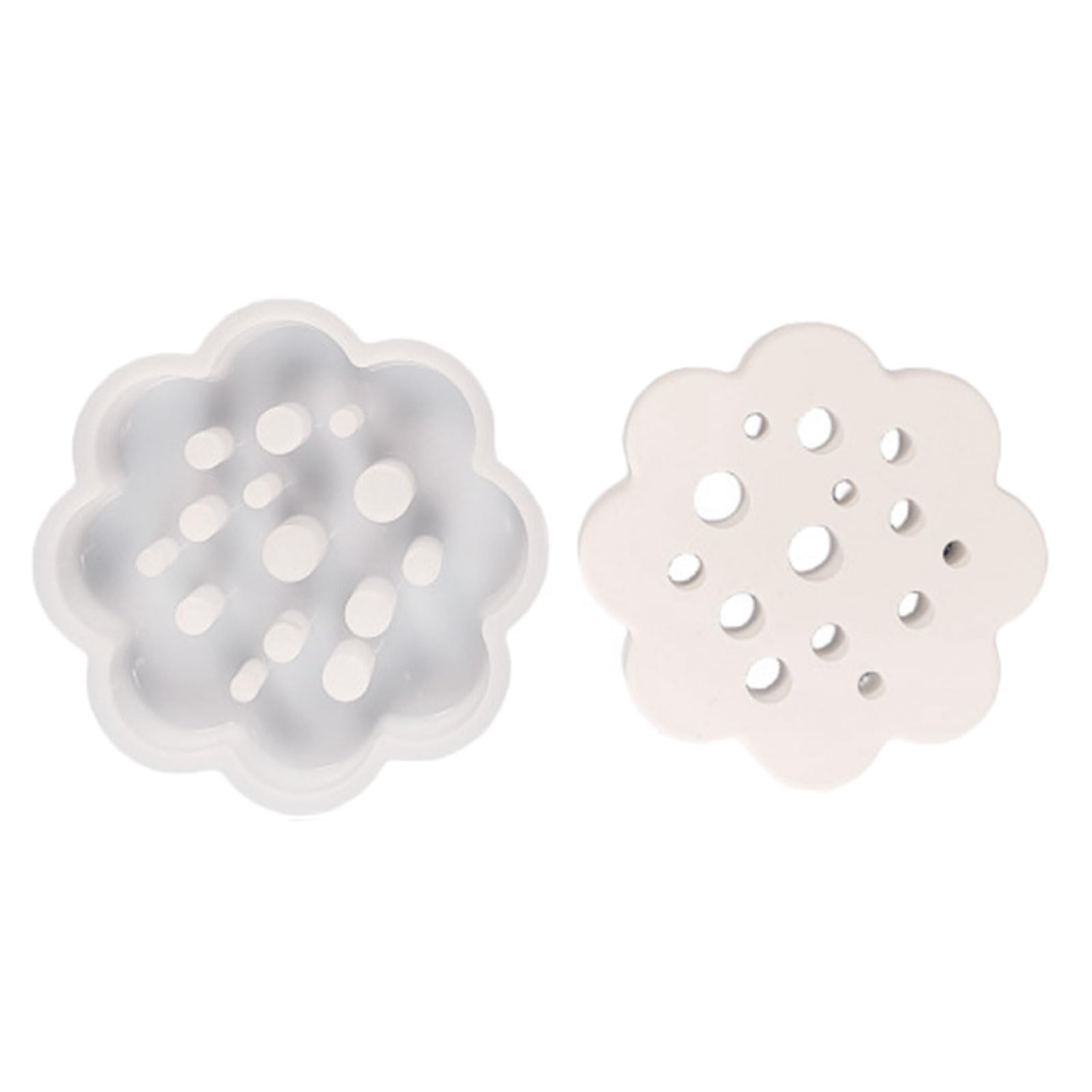 Nucelit Bouquet Holder Resin Molds Holder Resin Molds for Making Flower Arrangement Craft Round Coal
