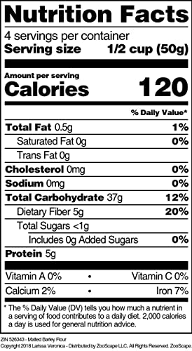 Malted Barley Flour (16 oz, ZIN: 526343) - 2 Pack image 5
