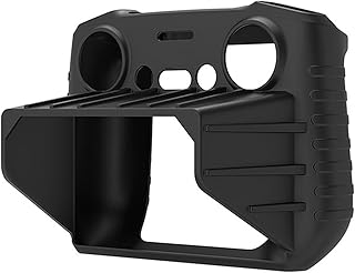 Silicone Protective Case Cover with Sunshade SunHood for DJI Air 3 RC 2 Controller Sunshade Cover Sleeve Accessories for DJI RC 2 Remote Control(Black)