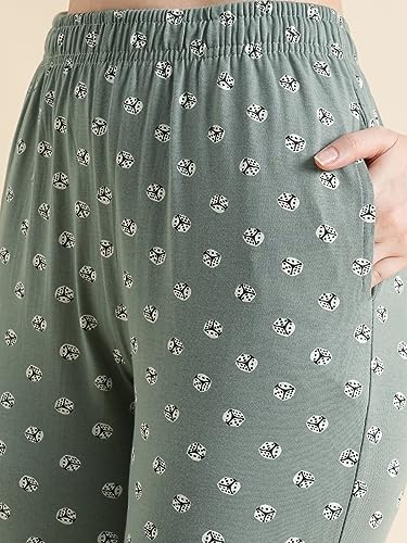 Image of Sweet Dreams OCW-3054 Bossa NOVA Green Pyjama Set