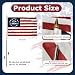AMZFLAG 1776 2026 Anniversary USA Flag on Stick 6 Pcs 12x18 inch for American 250th Decorations, Heavy Duty 250 Hand Held Handheld US USA Flags with Retractable Pole for 4th of July Outside Yard Garden