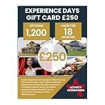 Activity Superstore £250 Experience Days Gift Card - Choose from 1,200 options, Driving Experience, Spa & Pamper Experience, Weekend Breaks, Couples Gifts, Retirement Gifts