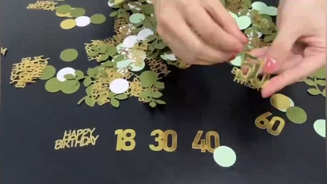 XXL Konfetti Tischdeko Zahl 50 - Silber Glitzernde Zahlen Für Geburtstagsparty, 6 Stück