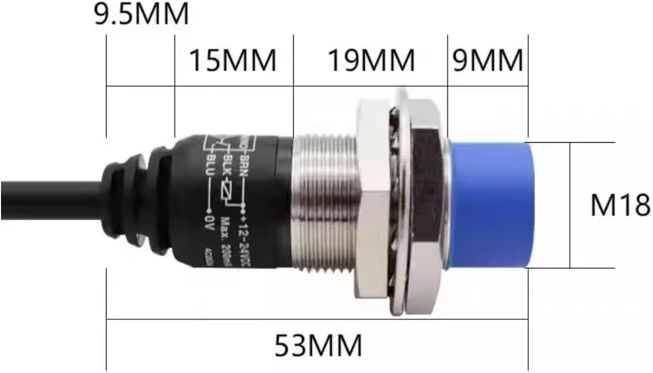 1PC Remote Proximity Switch PRD18-7DN Sensor Proximity Sensors Inductive NPN New PRD18-7DN