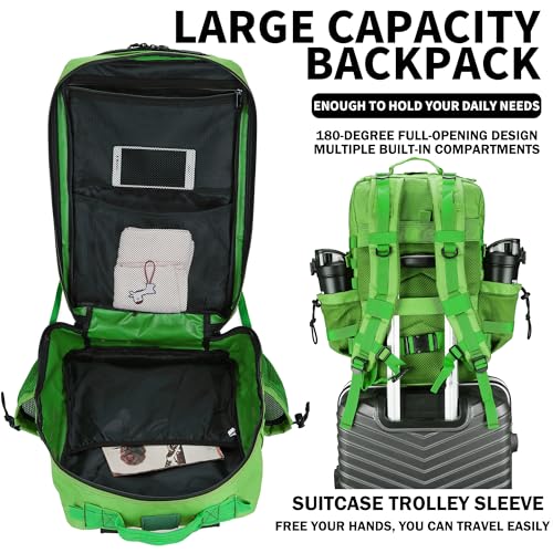 Image of Military Tactical Backpack 45L /25L 3 Day Assault Pack Molle Daypack Hiking Backpack for Men and Women