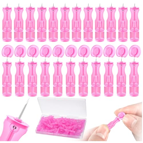 Lancets for Facial Extraction 100Pcs Pink Disposable Pimple Needle Effective Blemish and Blackhead Removal Tools for Clear Skin