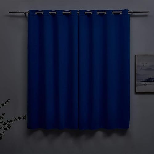 Miniatura 5 de DREAM ART Cortinas para interiores y exteriores, con ojales en la parte superior, impermeables, resistentes al viento, cortinas opacas para