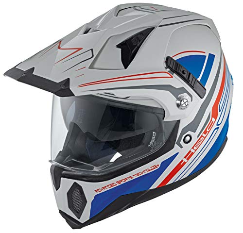Held makan motif casque de enduro Gris/bleu xxl