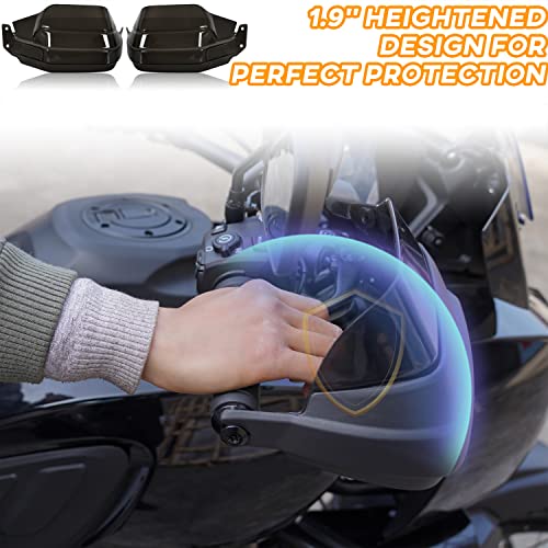 Veisutor Smoked Handguards Protector For Pan America 1250, New Upgrade Wind Protection Hand Guards Hand Shield Protector Kit For Harley Pan America 1250/1250 Special 2020-2022 Accessories - 2Pcs #TOP1