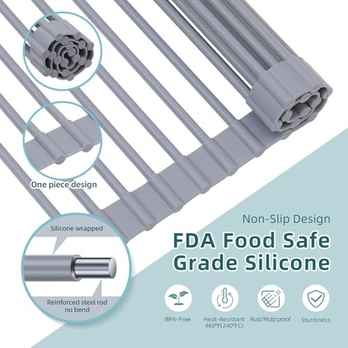 Best Stainless Steel Over The Sink Dish Drying Rack