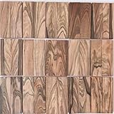 PREMIUM Chatoyant Marbled Grain Thai Ebony Wood Blanks - Pinkish-Orange Brown Tones - High-Stability (Non-CITES Diospyros discolor) Knife Scales