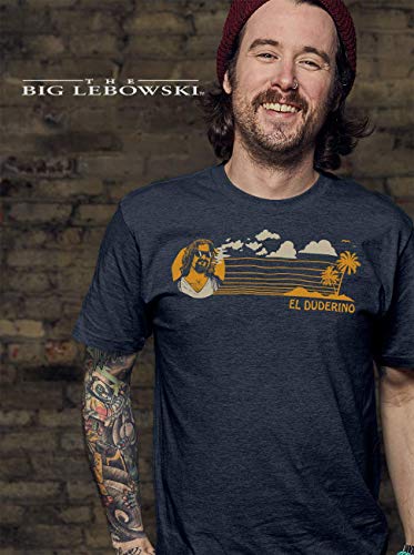 Camiseta Big Lebowski El Duderino azul Ripple Junction de algodón talla S 2