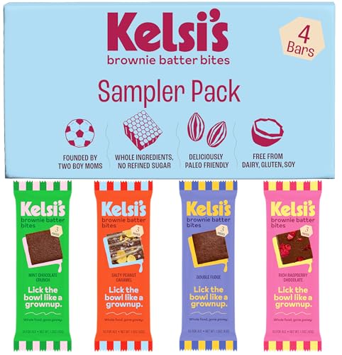 Kelsi's Brownie Batter Bites, Variety Pack, 4 Pack - Whole